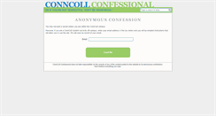 Desktop Screenshot of conncollconfessional.com